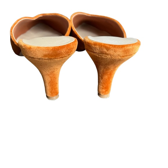 Retro style burnt orange velvet heels, Coconuts by Matisse, Sz 9 - Picture 5 of 9